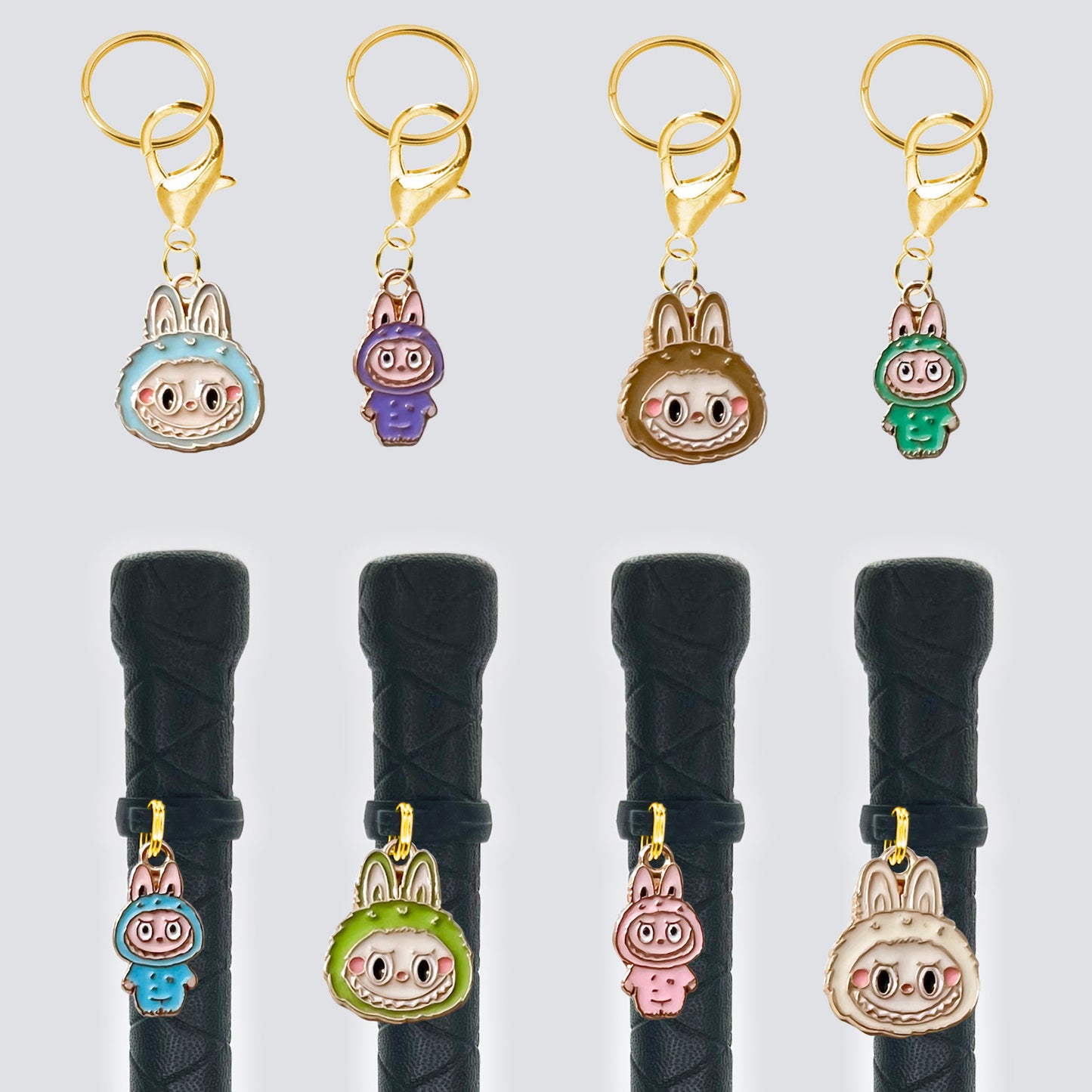 Labubu Crop & Bridle Equestrian Charms