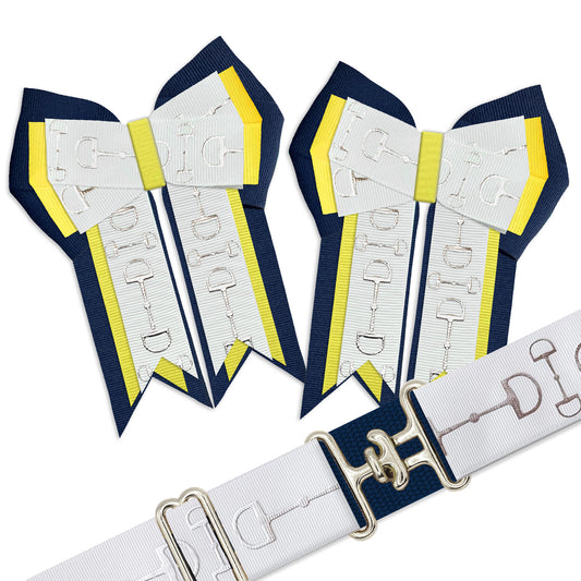 Custom White Bit Belt for L.T.