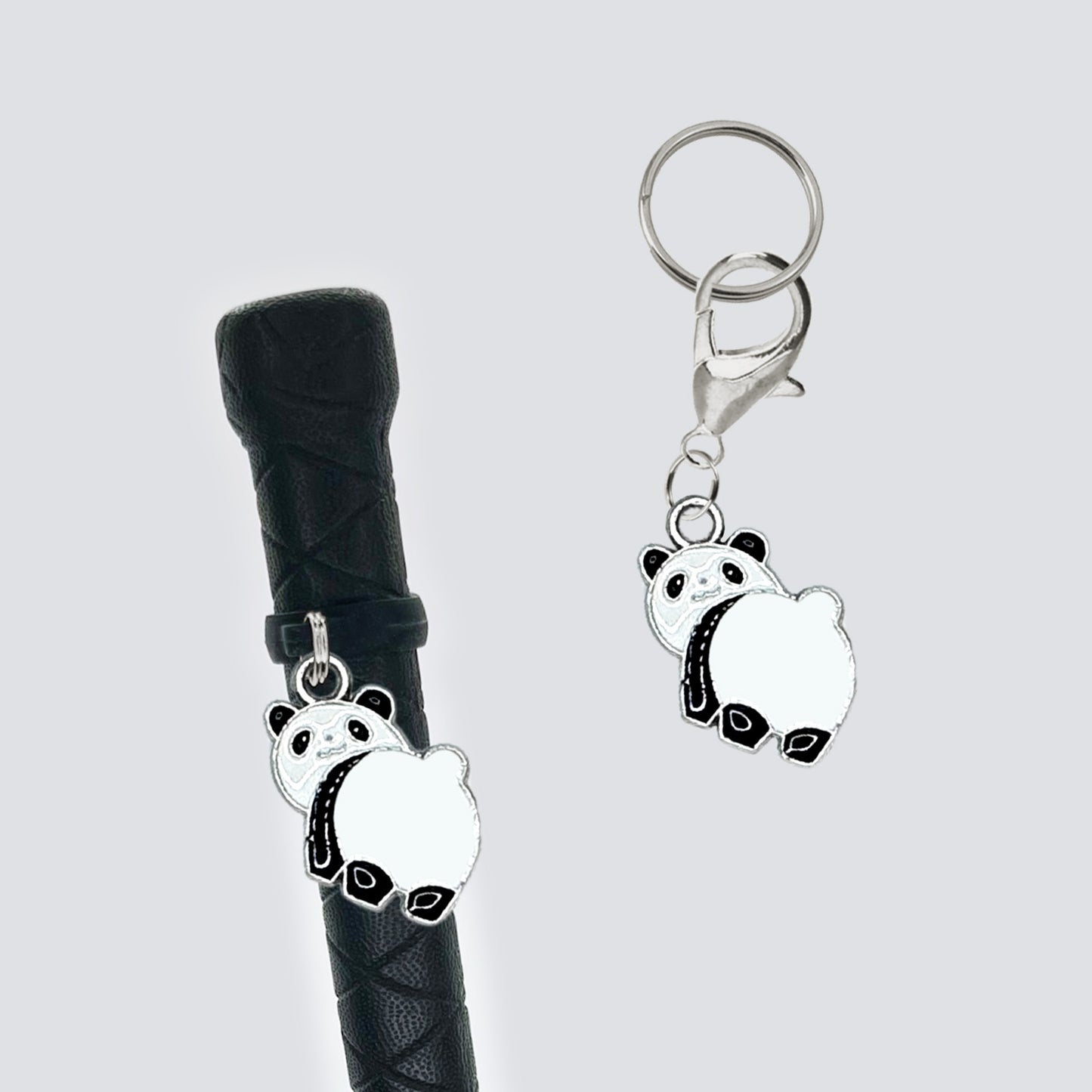 Panda Butt Crop & Bridle Equestrian Charms
