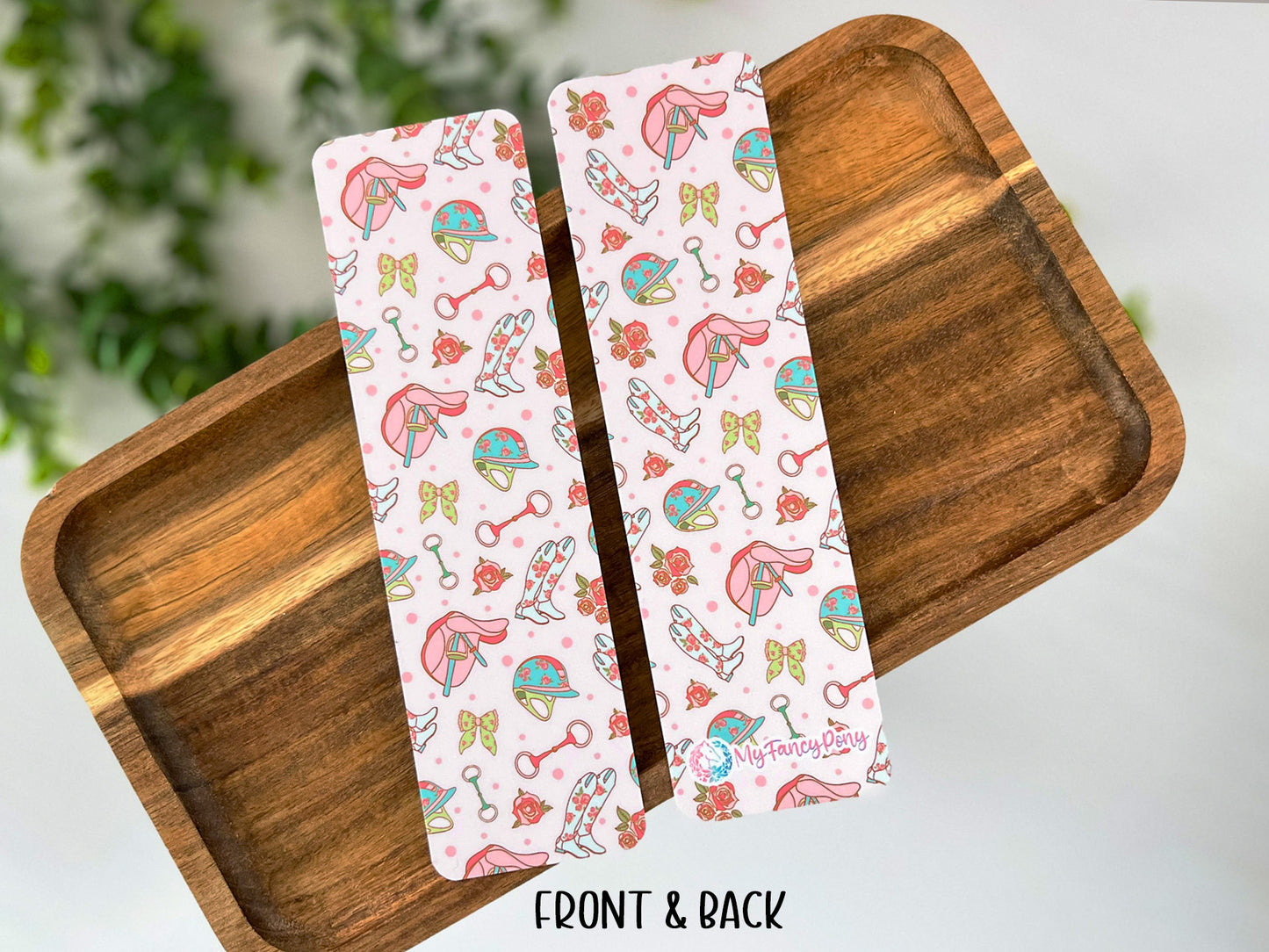 Equestrian Bookmark – Premium Matte Double-Sided Design (2"x7")