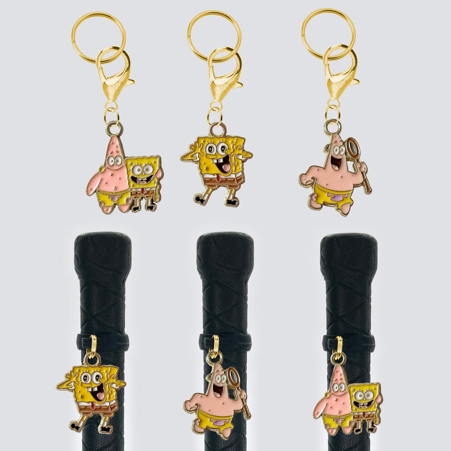 Spongebob Crop & Bridle Equestrian Charms
