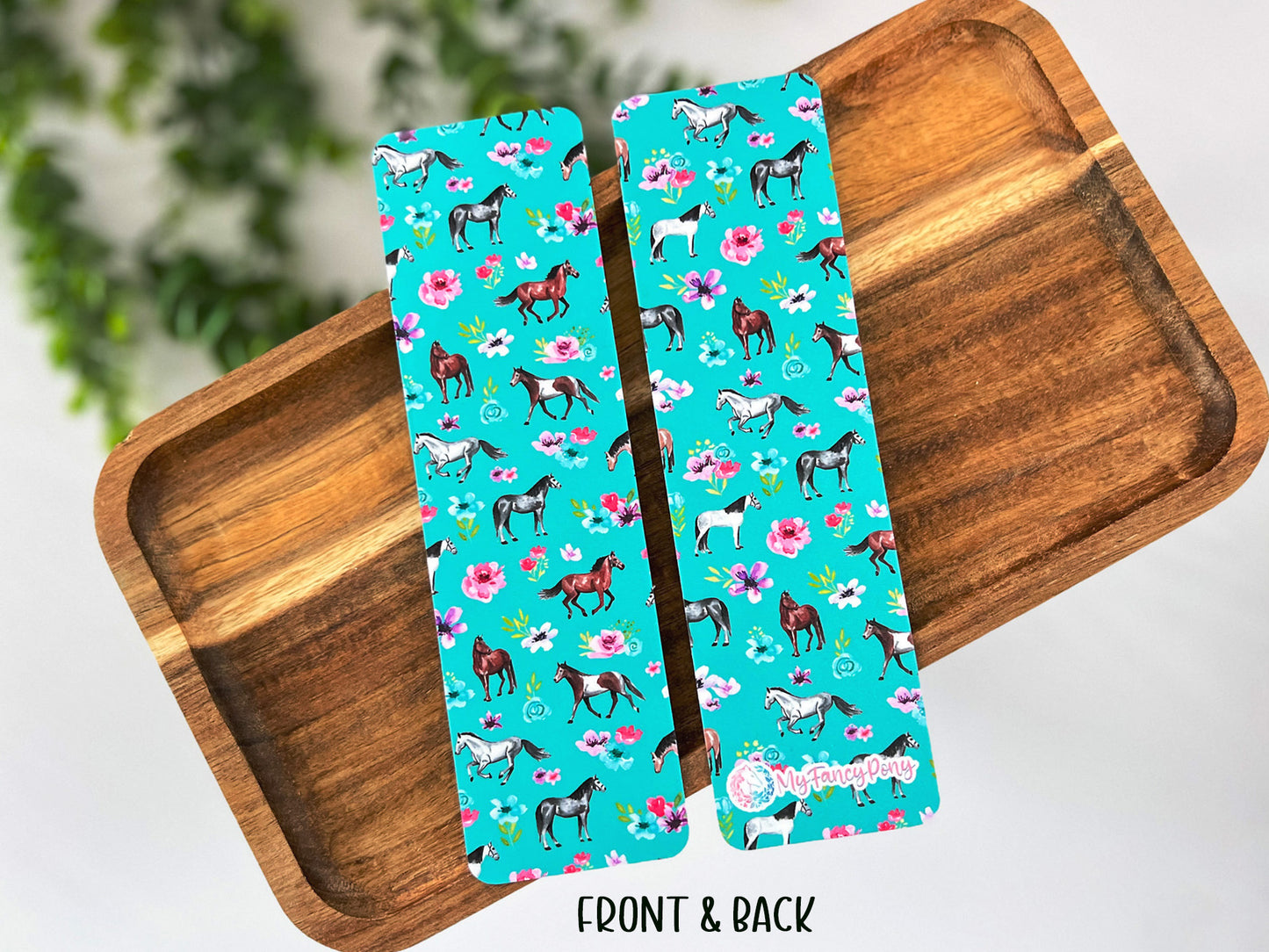 Equestrian Bookmark – Premium Matte Double-Sided Design (2"x7")