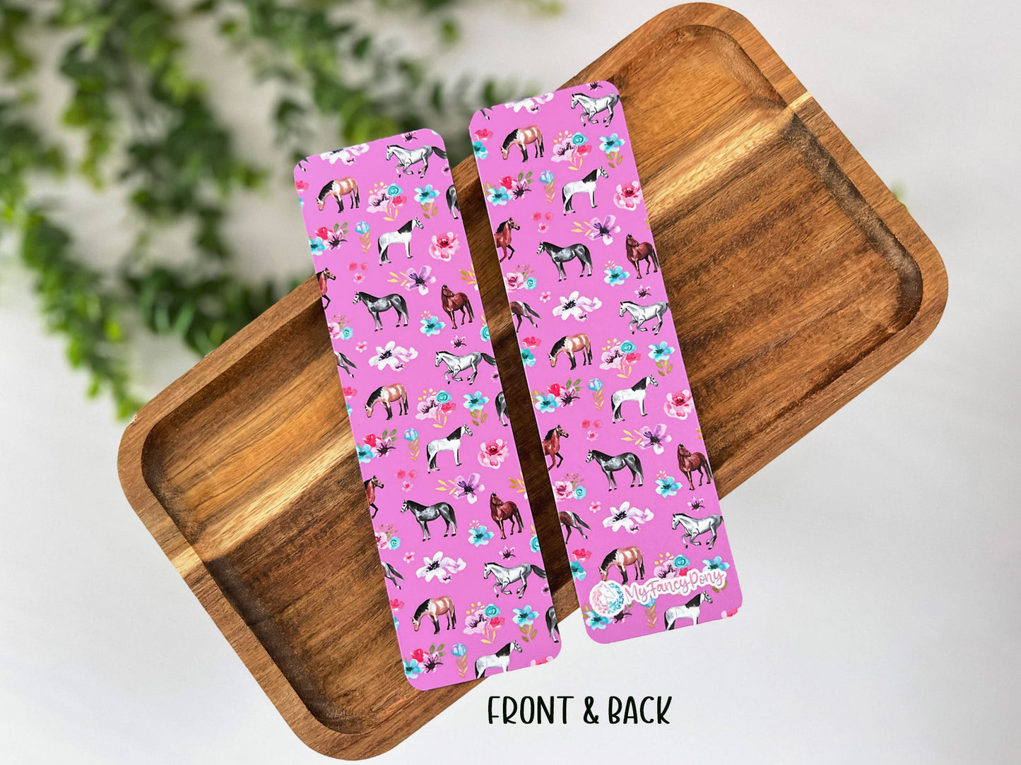 Equestrian Bookmark – Premium Matte Double-Sided Design (2"x7")