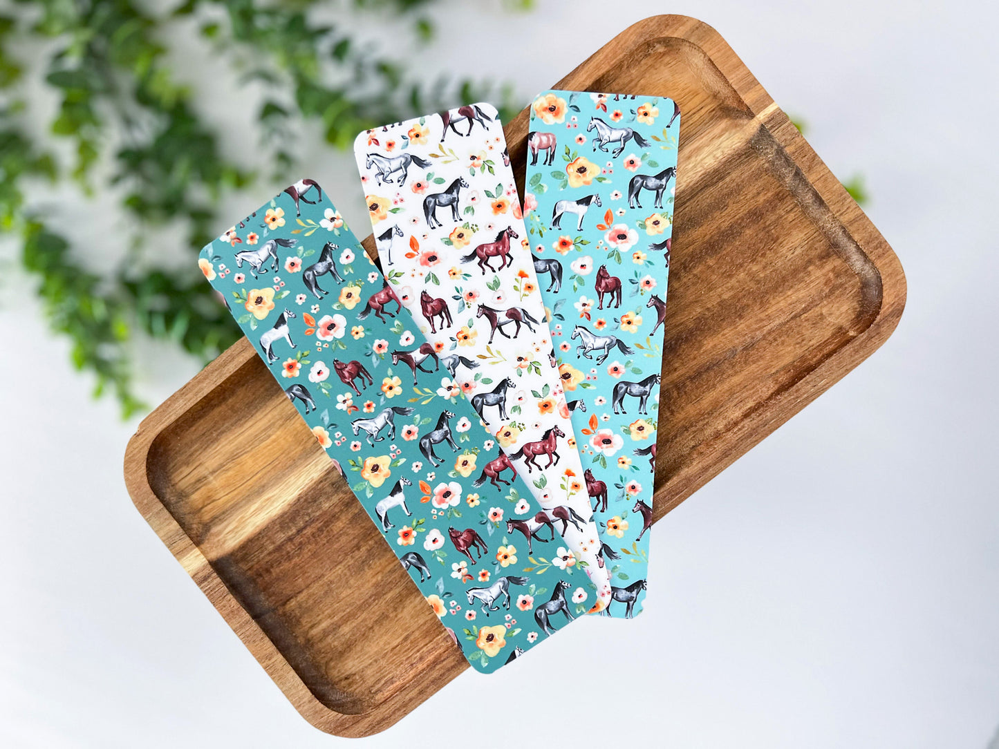 Equestrian Bookmark – Premium Matte Double-Sided Design (2"x7")