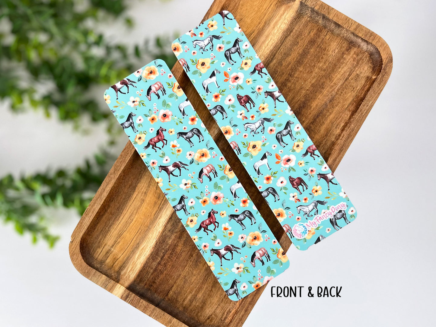 Equestrian Bookmark – Premium Matte Double-Sided Design (2"x7")